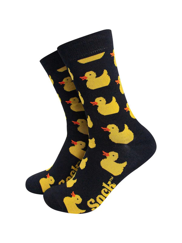 Black Rubber Duck Socks - Size 7-11