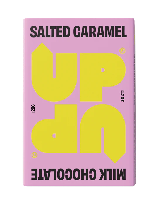 UP UP Salted Caramel Milk Chocolate 120g