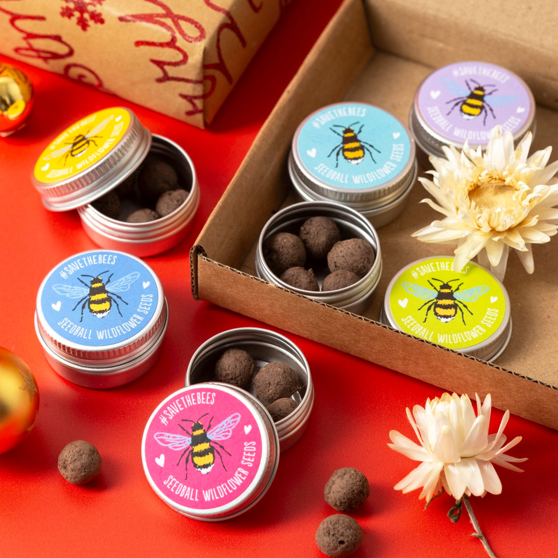 Mini Seedball Tins #Savethebees