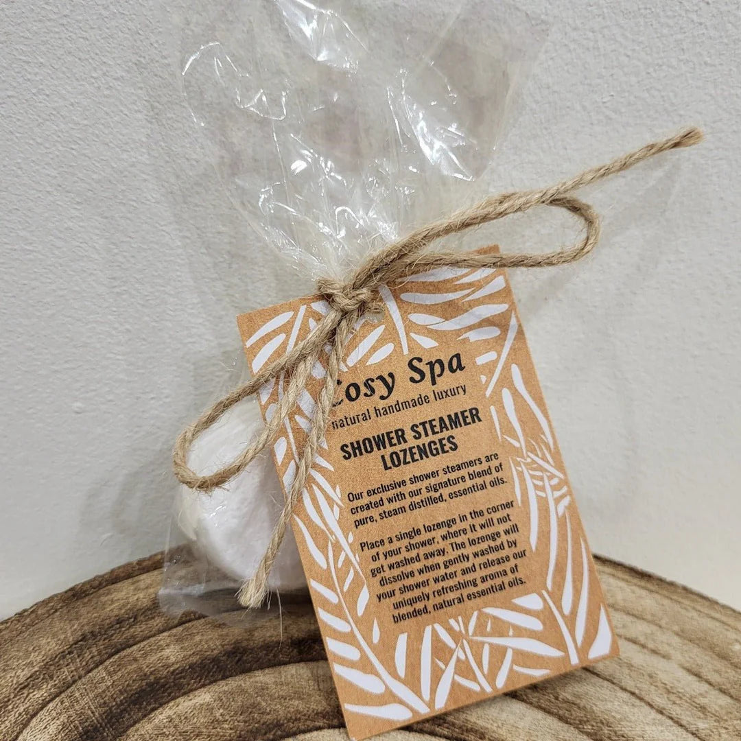 Shower Steamer Lozenges x 2 with Essential Oil Blends 27g