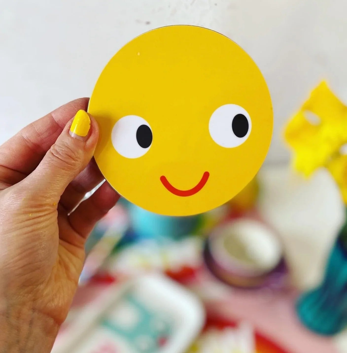 Smile! Melamine Coaster
