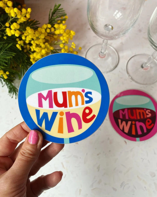 Mum's White Wine Coaster